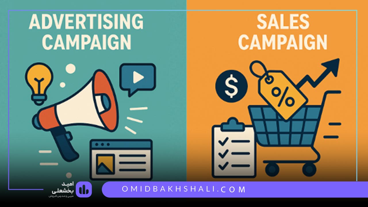 تفاوت کمپین تبلیغاتی و کمپین فروش